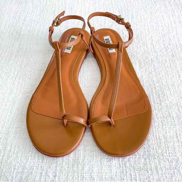 Bibi Lou leather T-strap sandals. - Picture 4 of 12